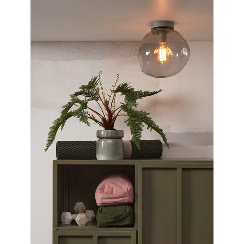Ceiling lamp Helsinki boulder, light grey