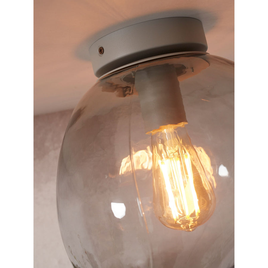 Ceiling lamp Helsinki boulder, light grey
