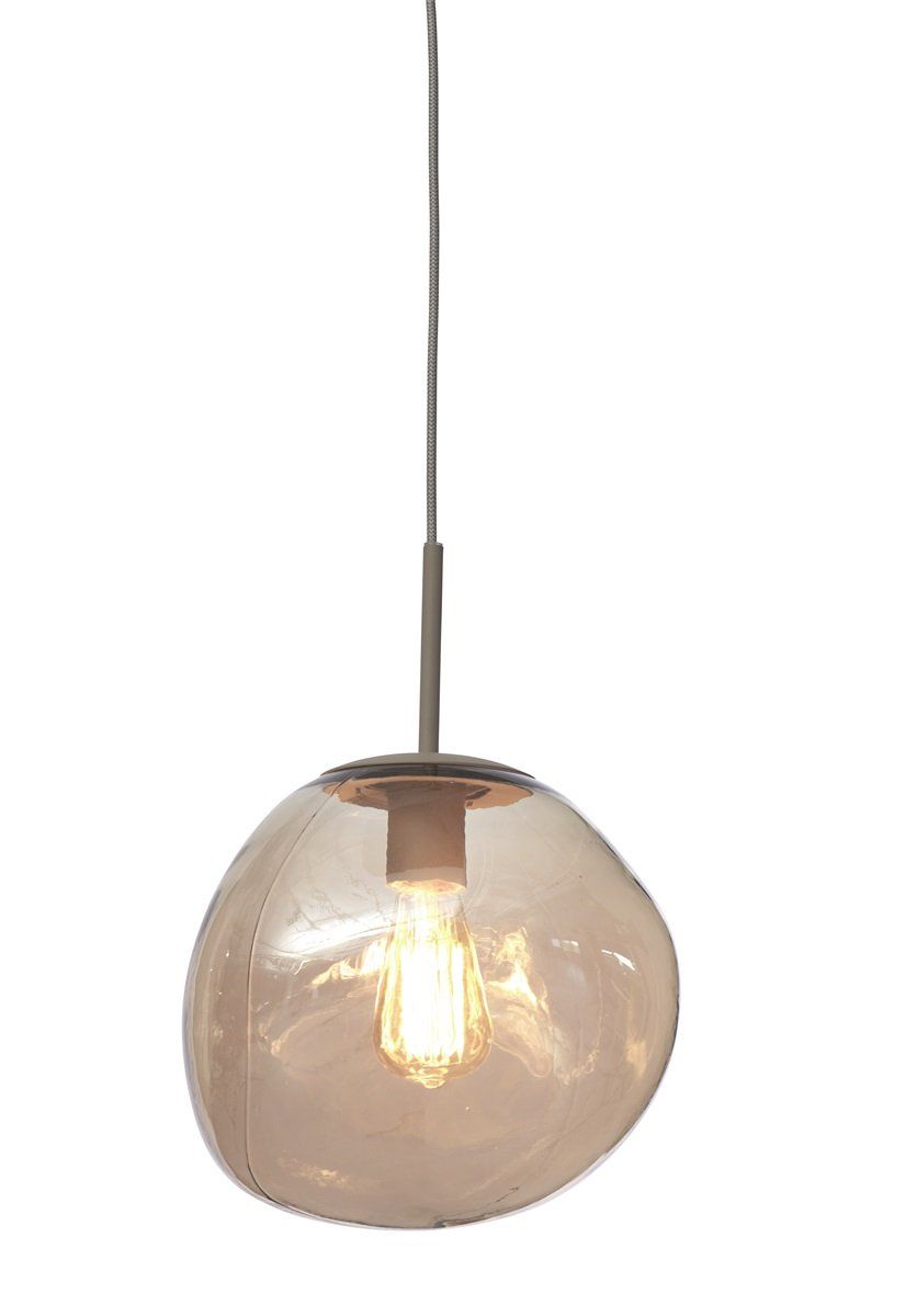 Hanging lamp Helsinki boulder, amber