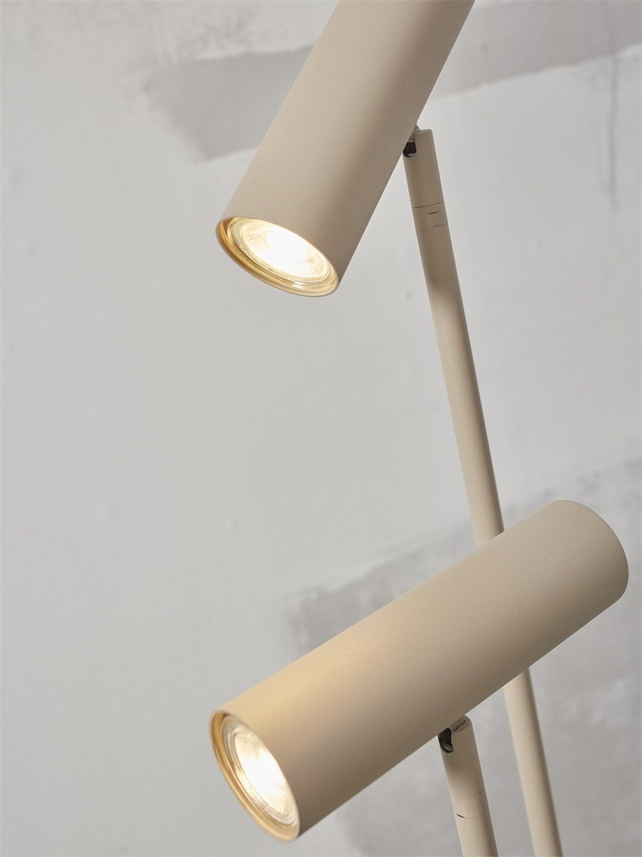Floor lamp Havana 2-light, sand