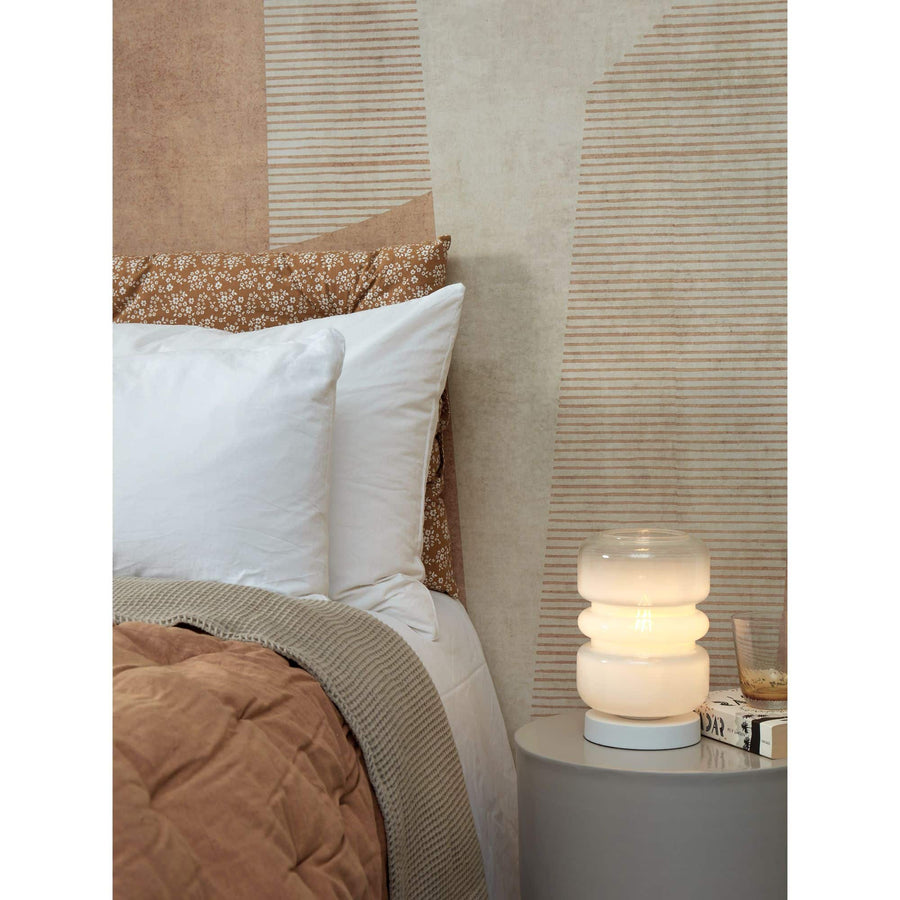 Table lamp Verona, c.gradient milk white