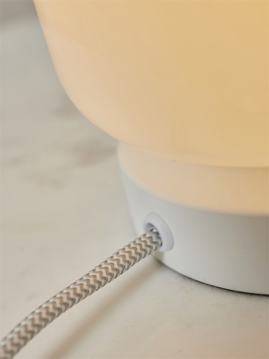 Table lamp Verona, c.gradient milk white