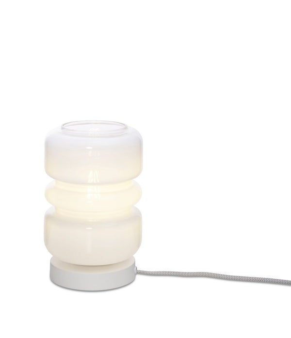 Table lamp Verona, c.gradient milk white