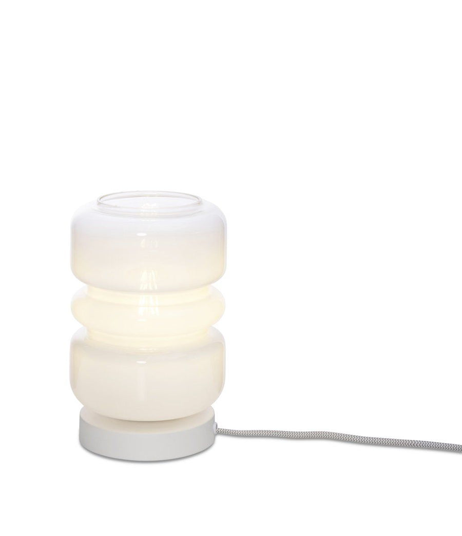 Table lamp Verona, c.gradient milk white