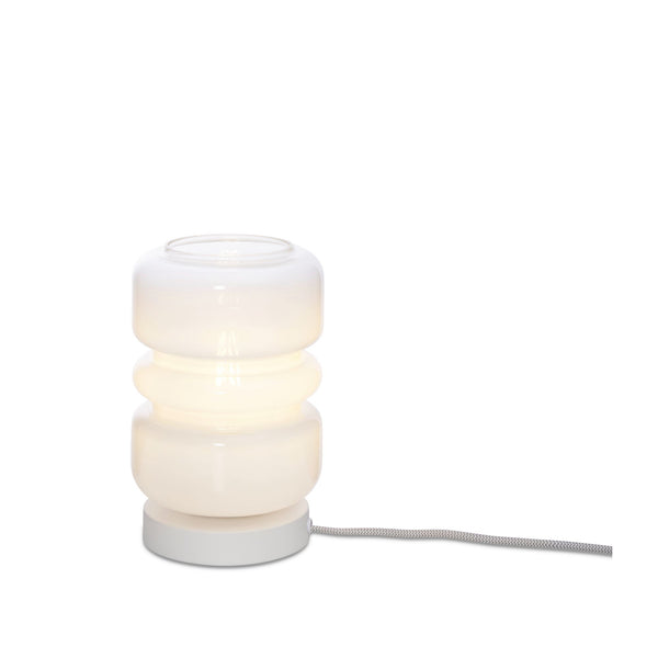 Table lamp Verona, c.gradient milk white