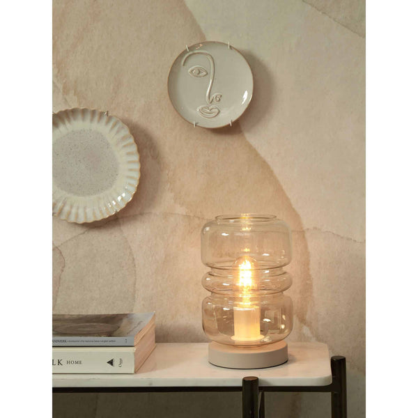 Table lamp Verona, c.gradient amber