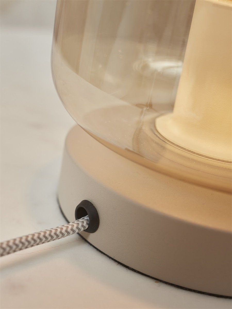 Table lamp Verona, c.gradient amber