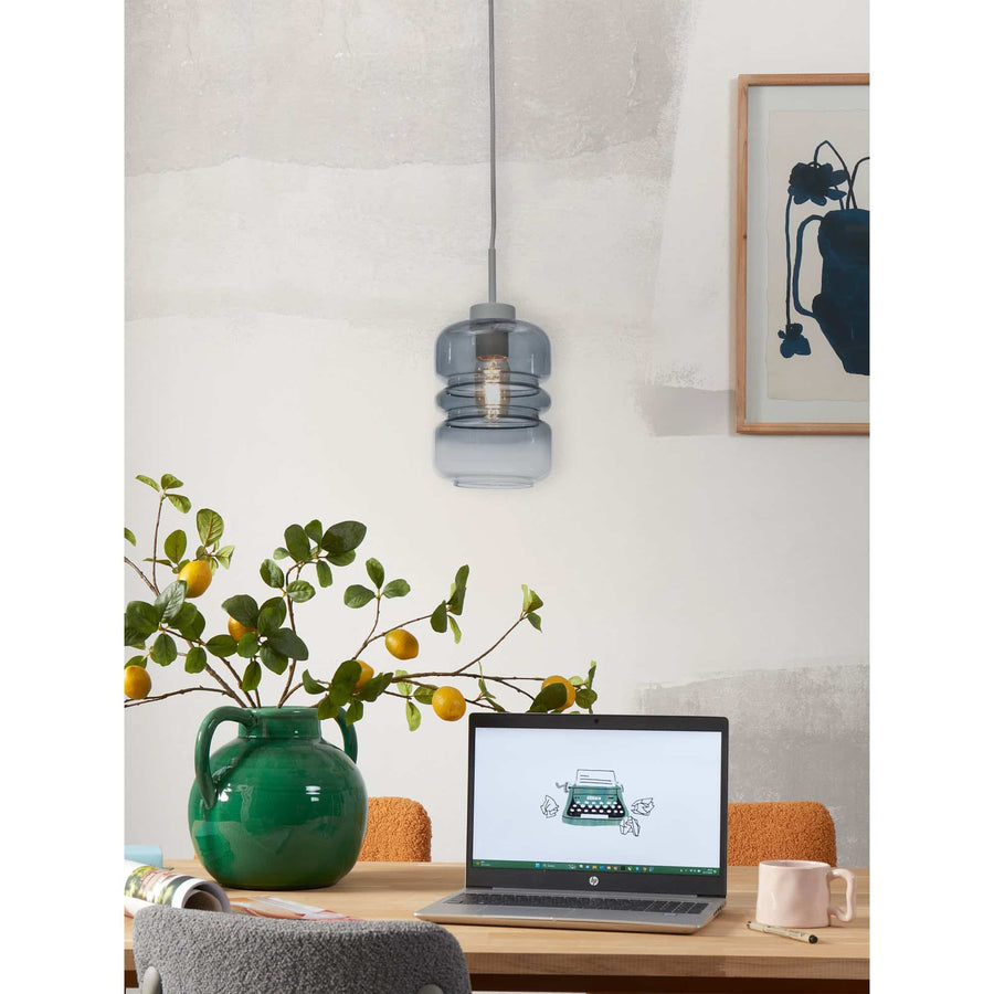 Hanging lamp Verona, c.gradient light grey