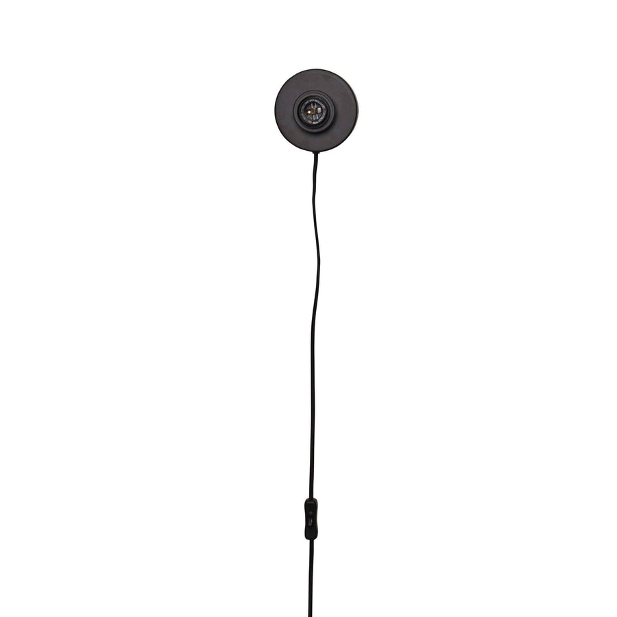 Wandlamp raffia Panama rond/octogon dia.45cm S, bruin