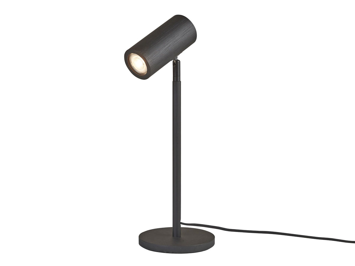 Tafellamp java bamboe h.50cm, zwart
