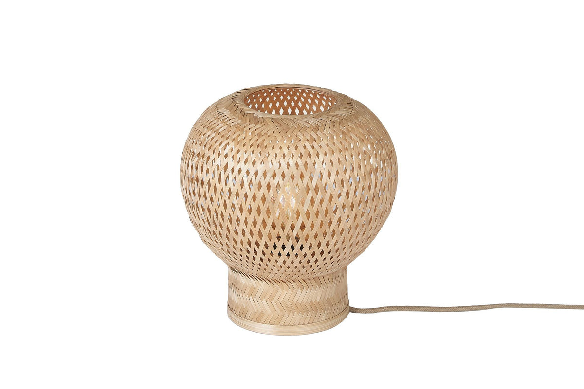 Tafellamp barbados rond ?27cm, naturel