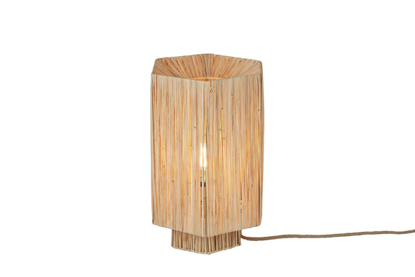 Tafellamp panama raffia nat., l