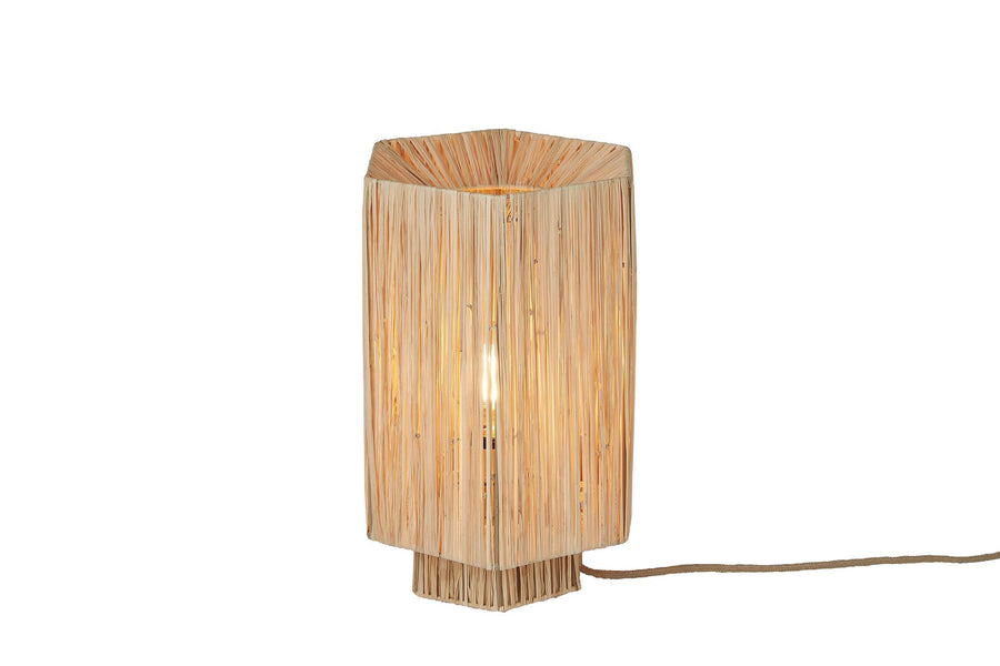 Tafellamp panama raffia nat., l