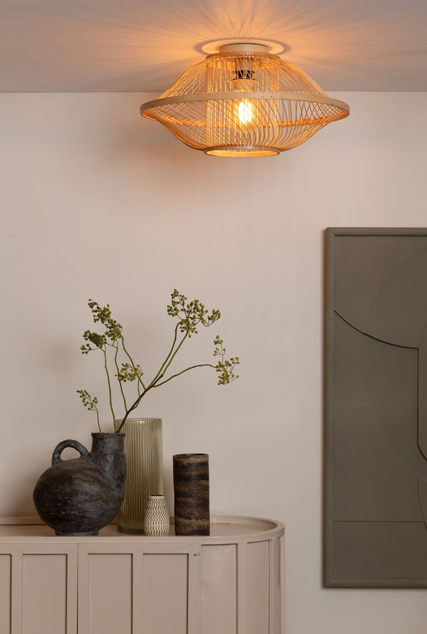 Plafondlamp maui dia.50cm nat., s