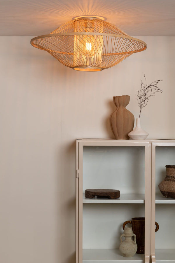 Plafondlamp maui dia.70cm nat., l