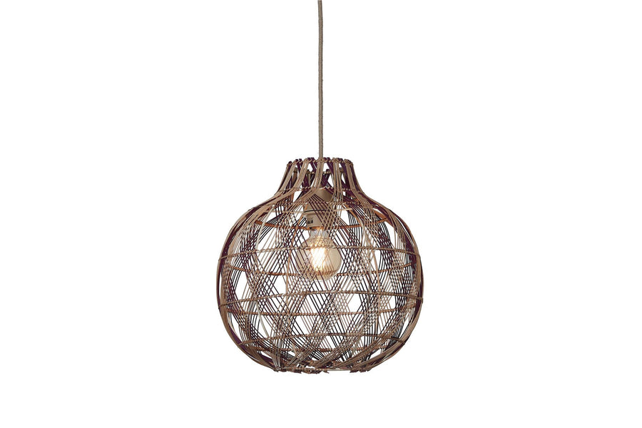 Hanglamp mendoza nat/bur., s