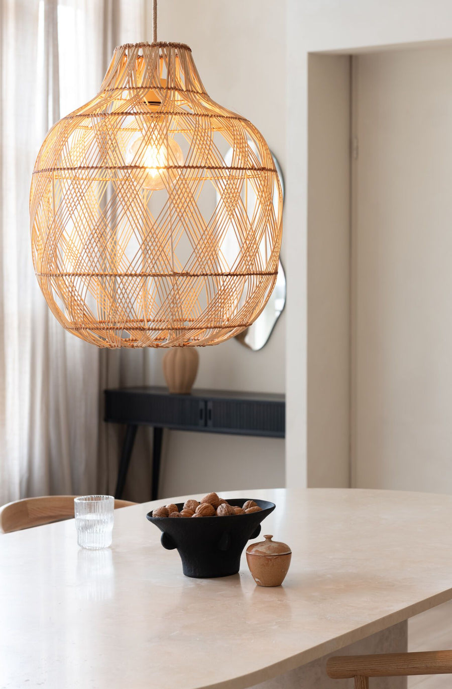 Hanglamp mendoza nat., l