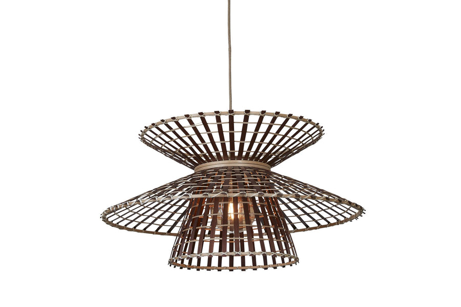 Hanglamp machu picchu ?57cm, nat/bruin