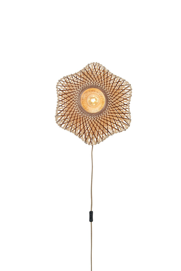 Wandlamp madura ?44cm nat/br., s