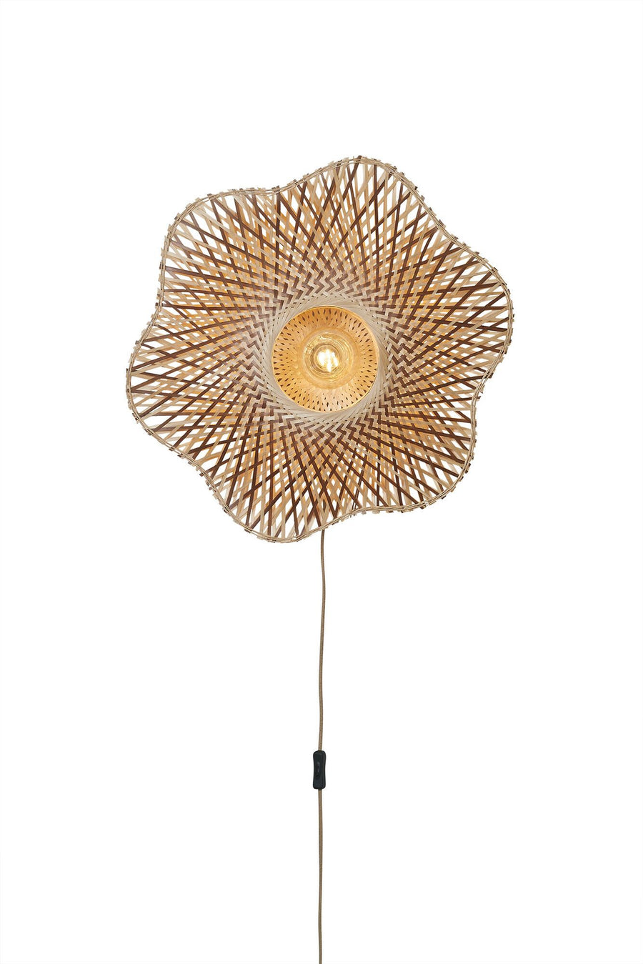 Wandlamp madura ?60cm nat/br., m