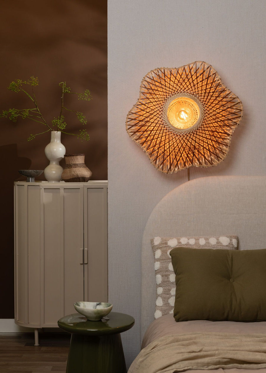 Wandlamp madura ?60cm nat/br., m