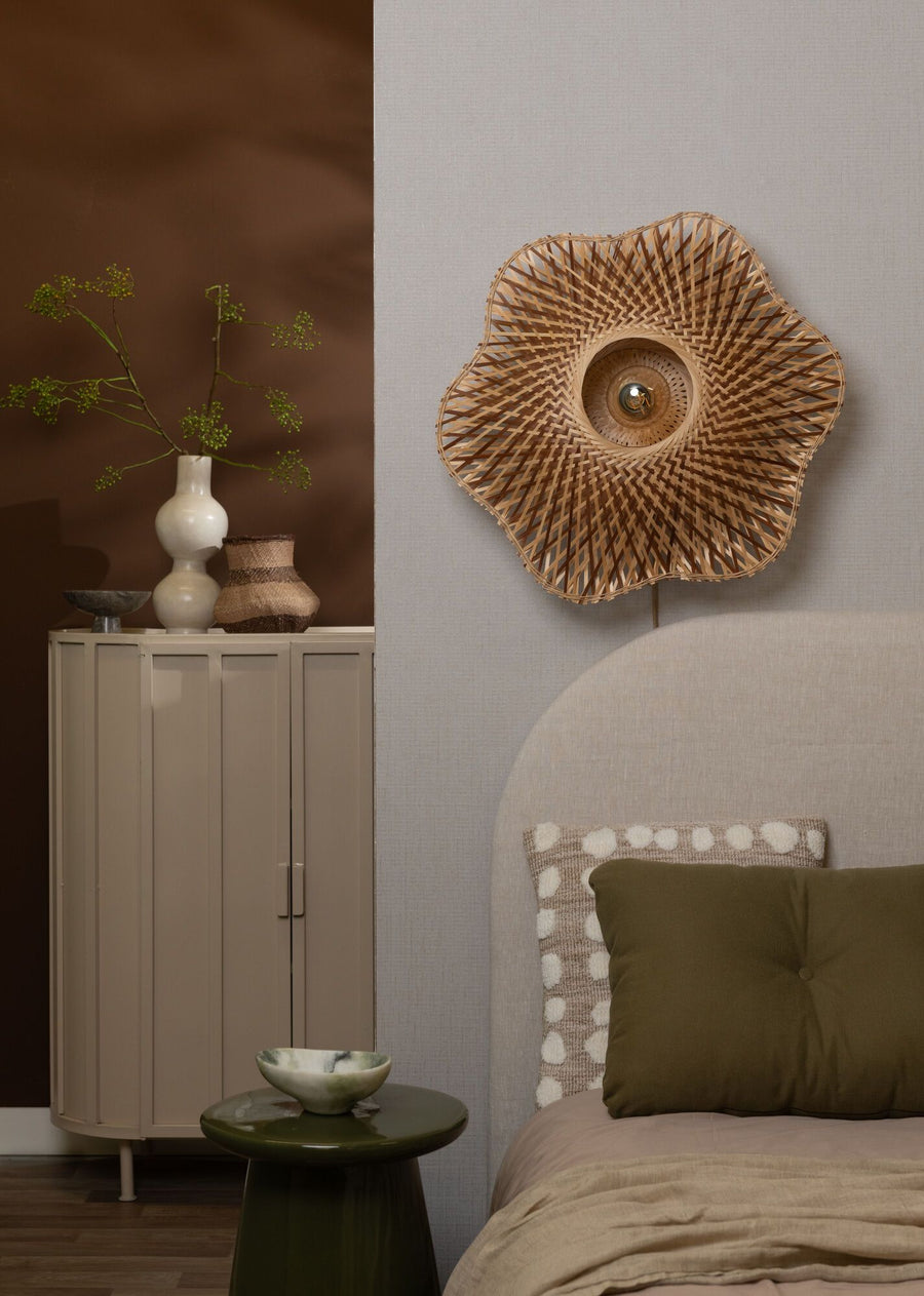 Wandlamp madura ?60cm nat/br., m