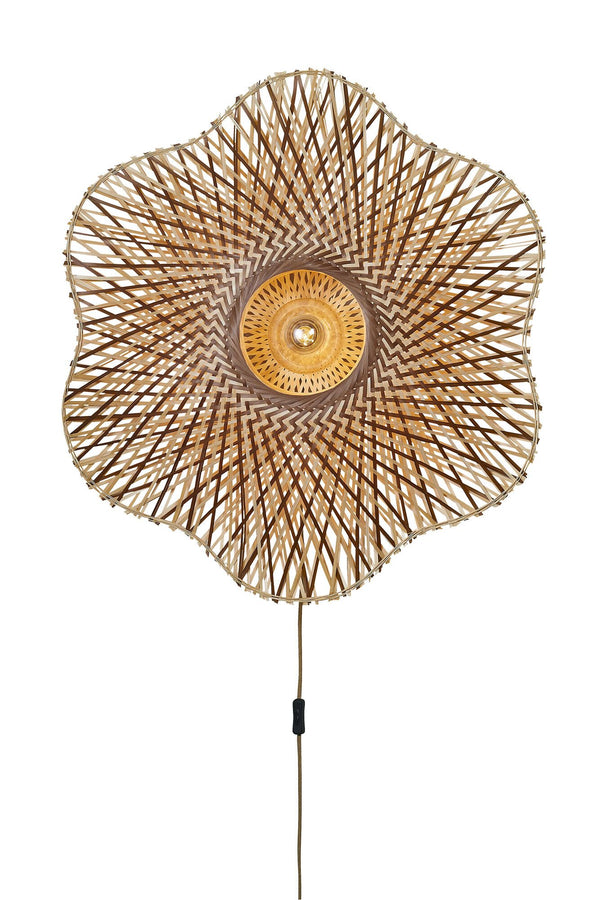 Wandlamp madura ?87cm nat/br., l