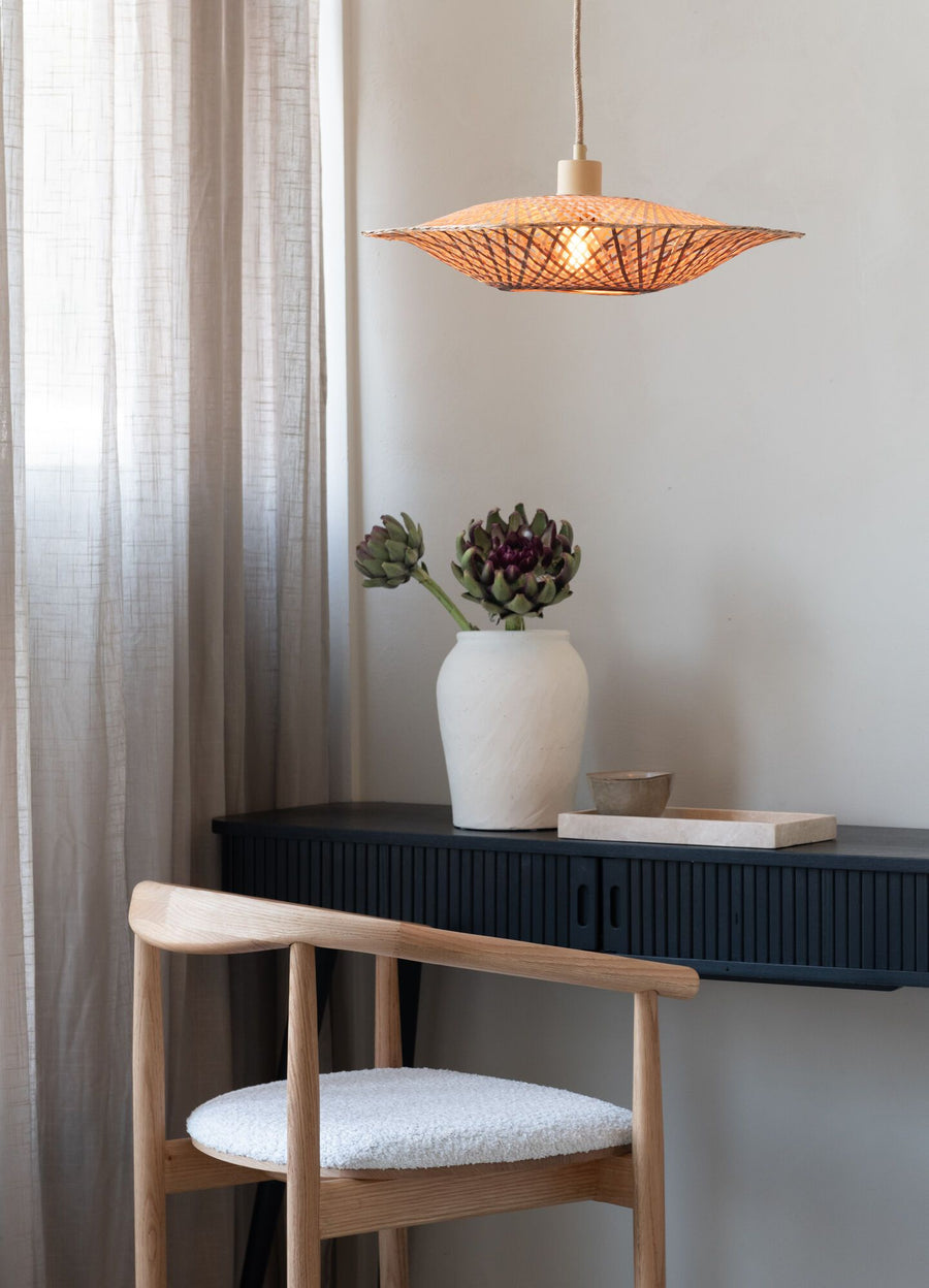 Hanglamp madura ?44cm nat/br., s