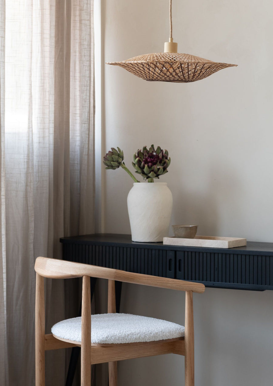Hanglamp madura ?44cm nat/br., s