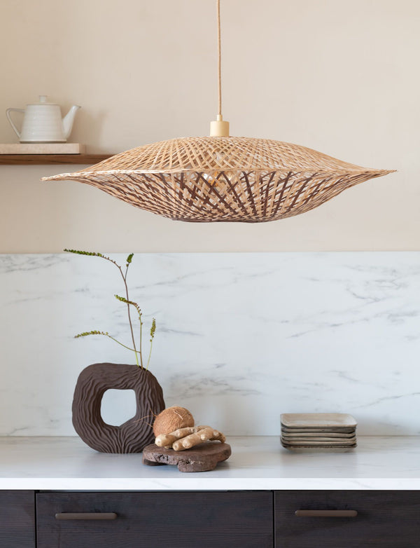 Hanglamp madura ?60cm nat/br., m