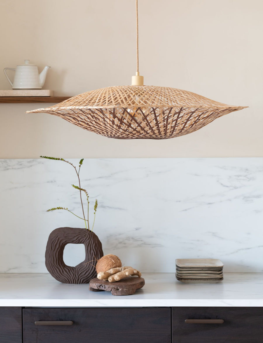 Hanglamp madura ?60cm nat/br., m