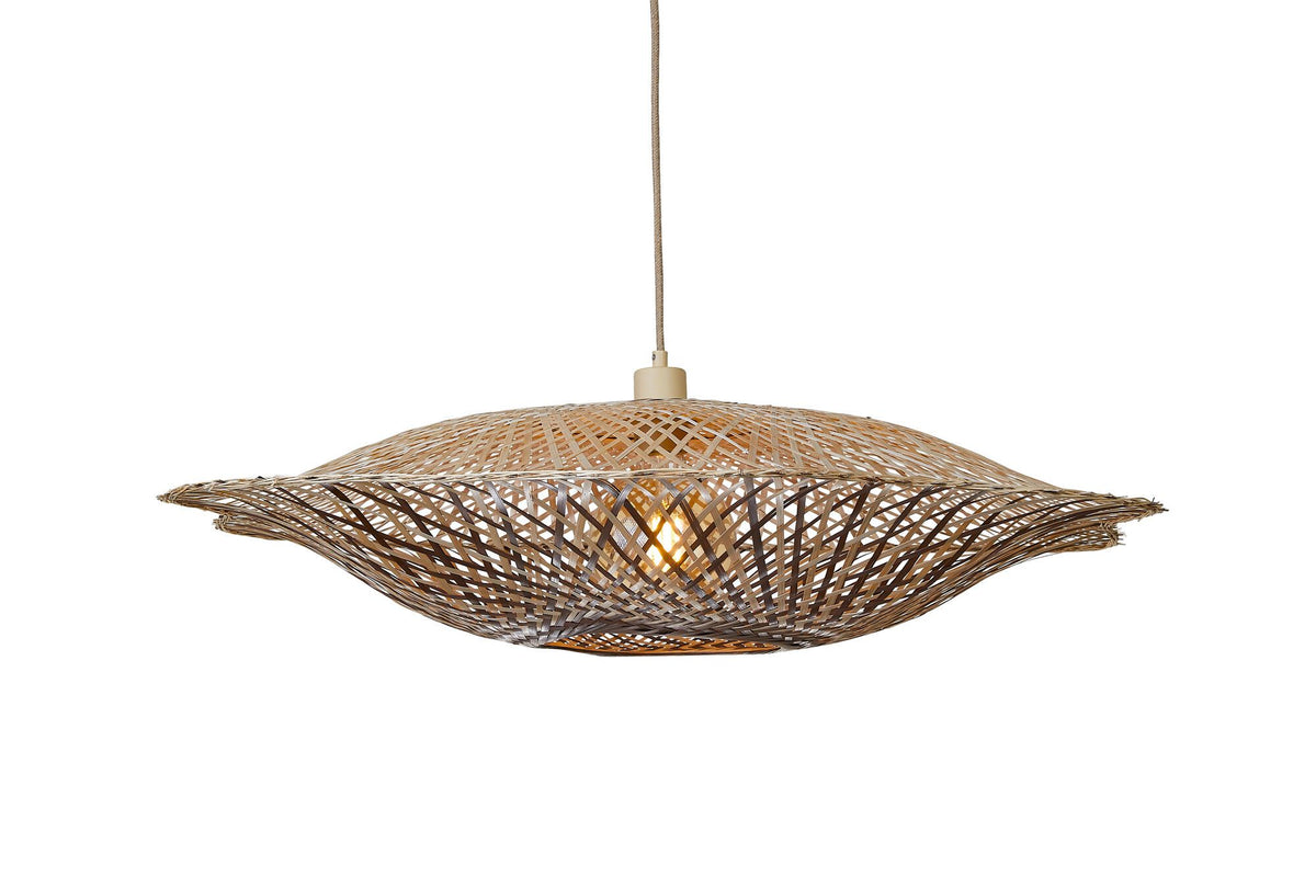 Hanglamp madura ?87cm nat/br., l