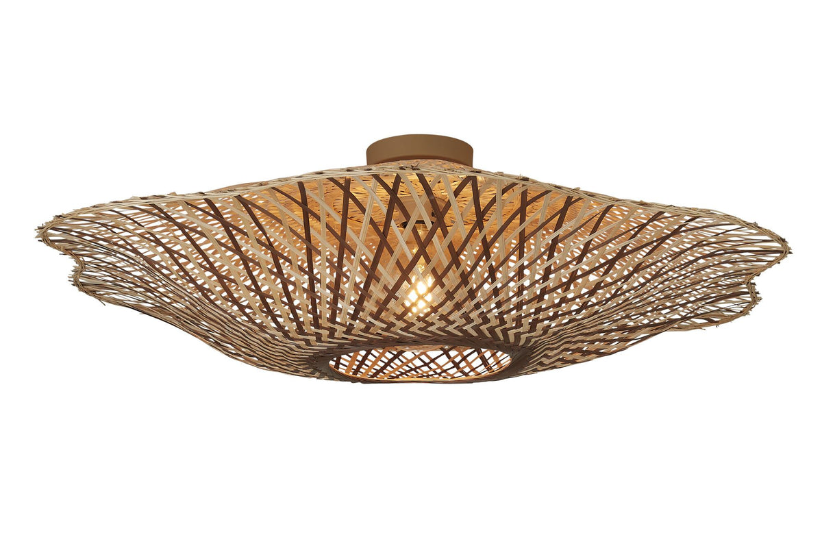 Plafondlamp madura ?87cm nat/br., l
