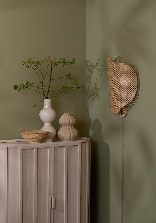 Wandlamp kinabalu bamboe, naturel