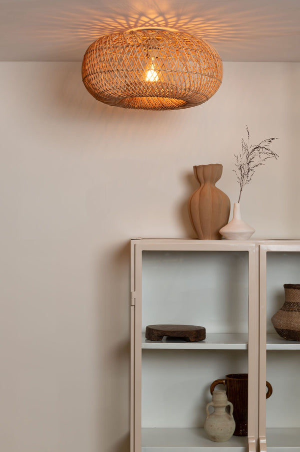 Plafondlamp arizona rotan ?50cm nat., s