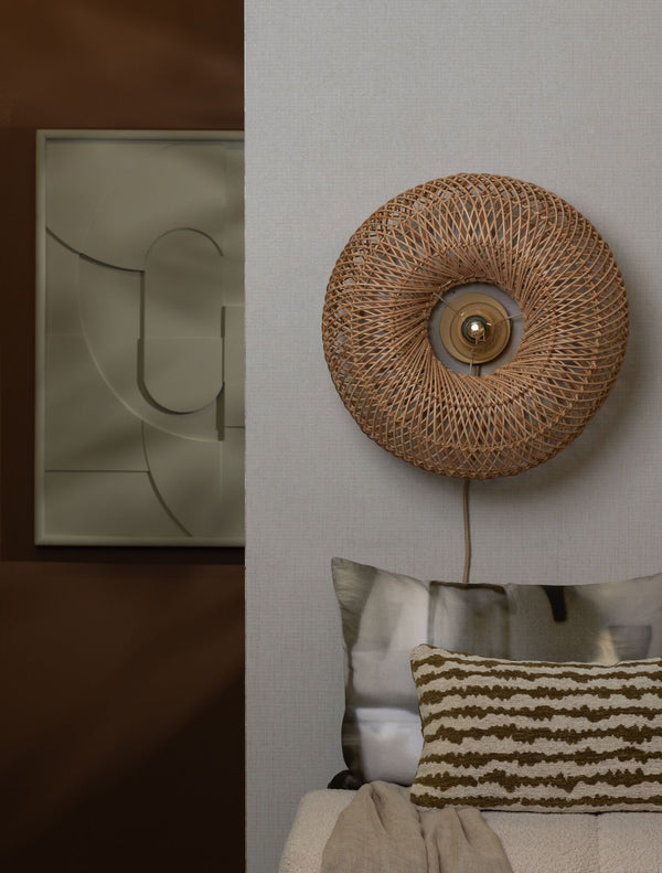 Wandlamp arizona rotan ?50cm nat., s