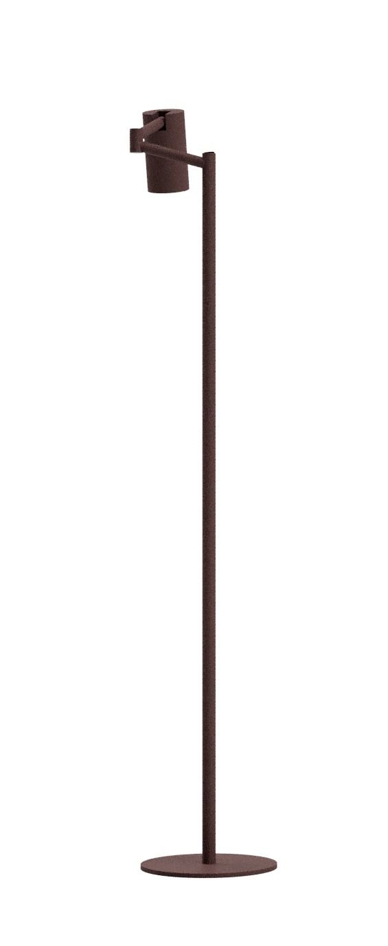 Vloerlamp Bilbao, burgundy