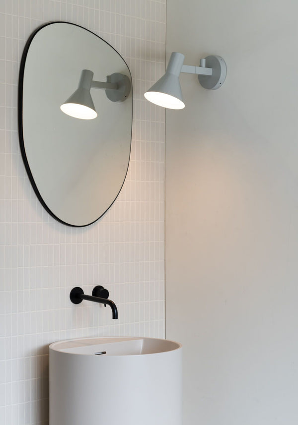 Wandlamp Stavanger, lichtgrijs