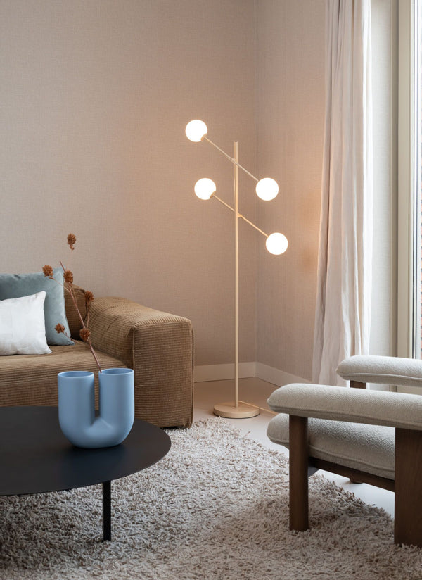 Vloerlamp Copenhagen, beige