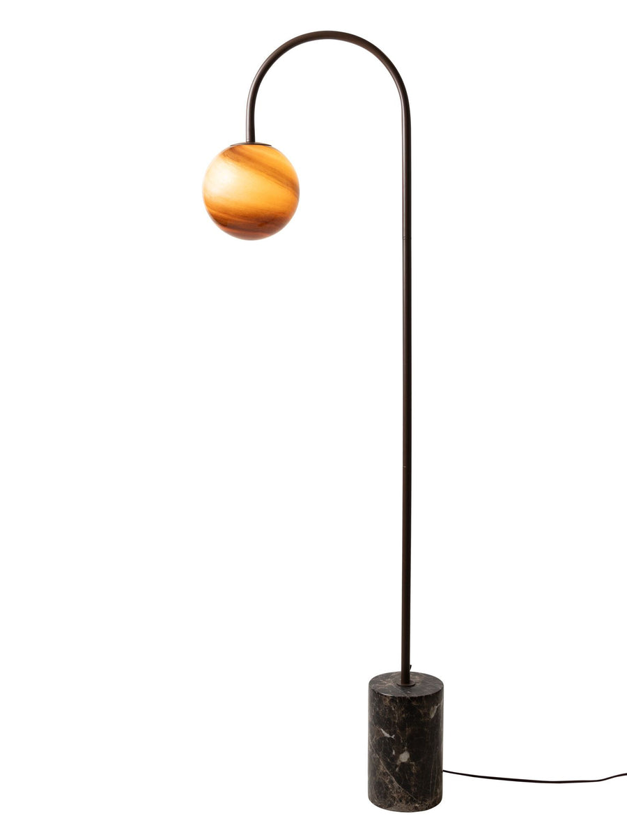 Vloerlamp Tivoli, bruin