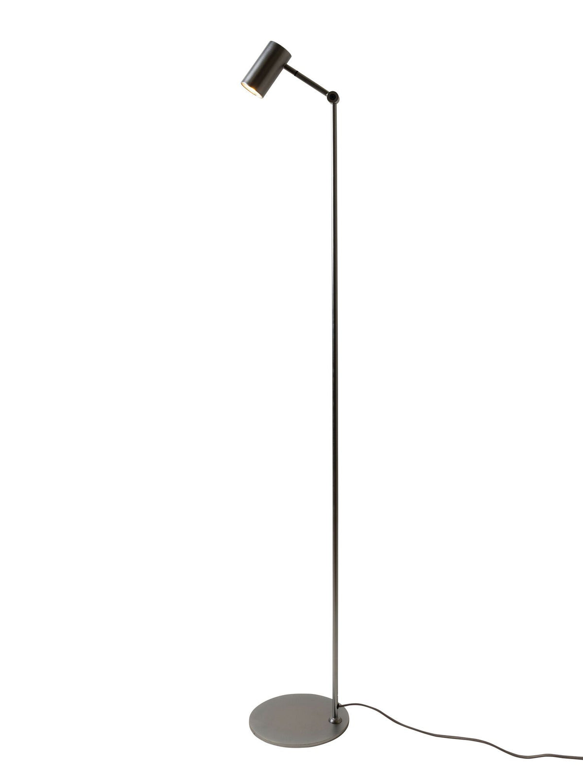 Vloerlamp Montreux, nickel finish
