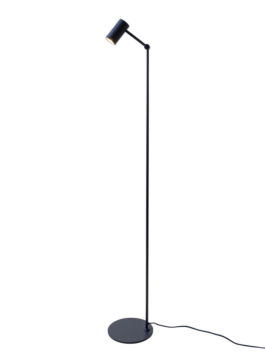 Vloerlamp Montreux, donker blauw