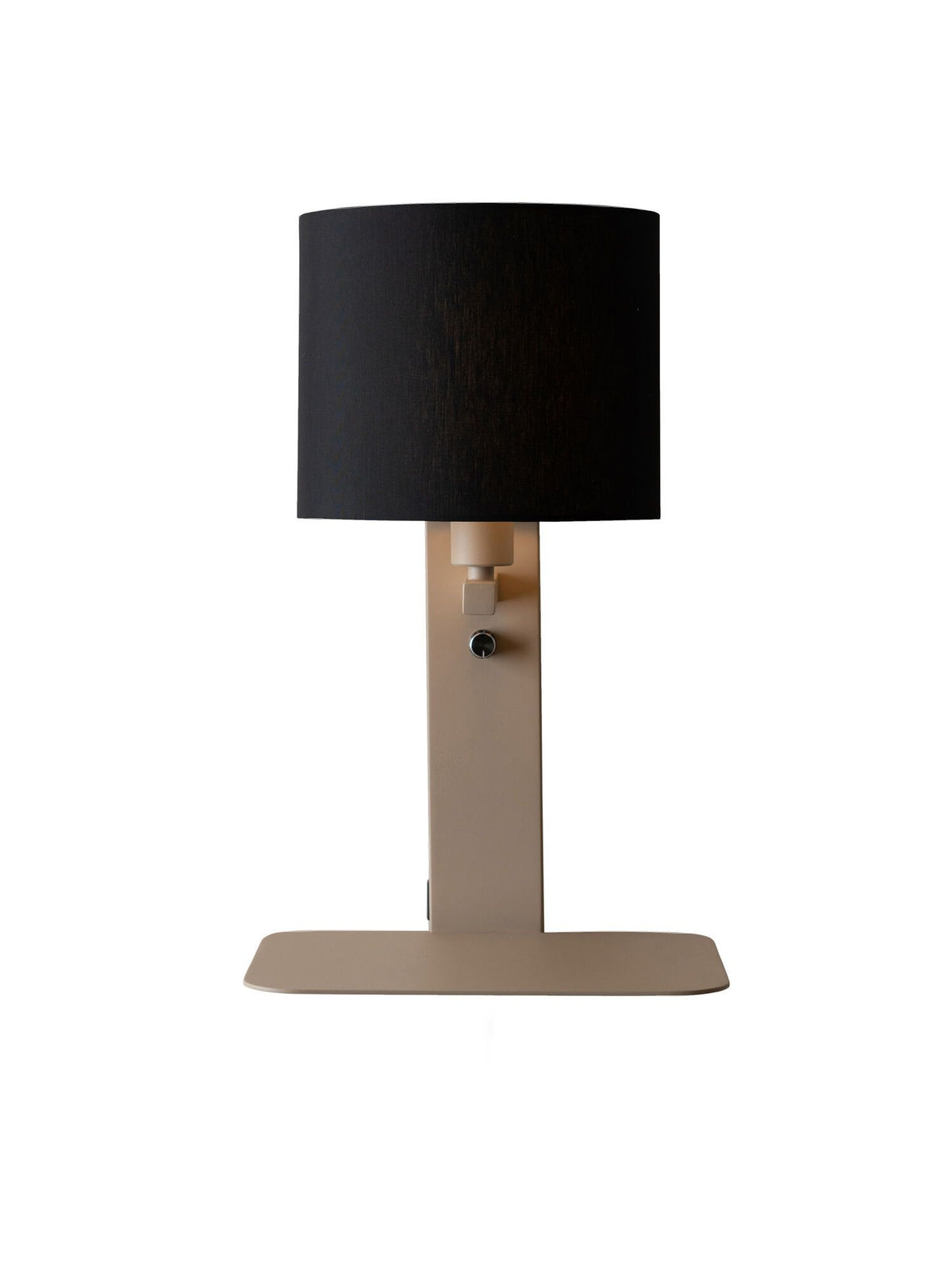 Wandlamp Florence zand/kap 1815 zwart