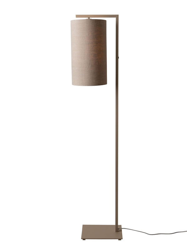 Vloerlamp Boston zand/kap 2545 linnen donker
