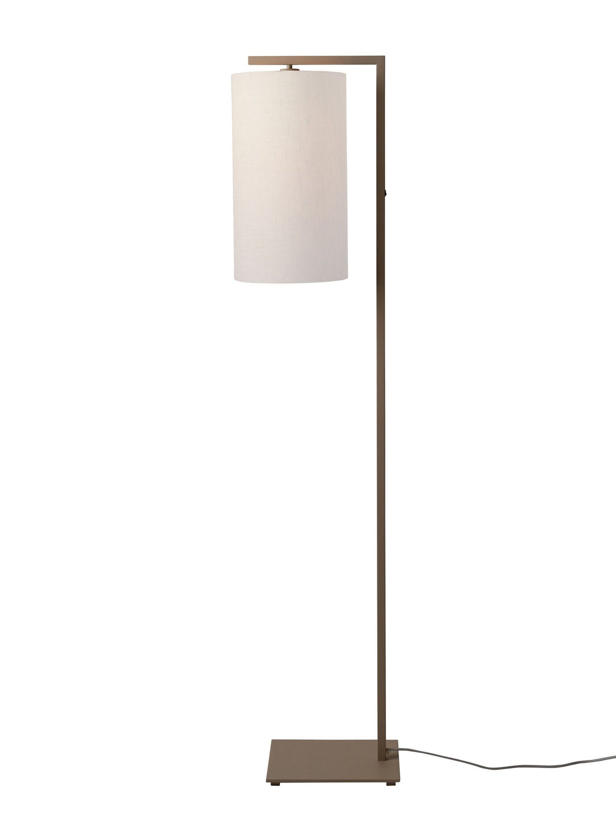 Vloerlamp Boston zand/kap 2545 wit