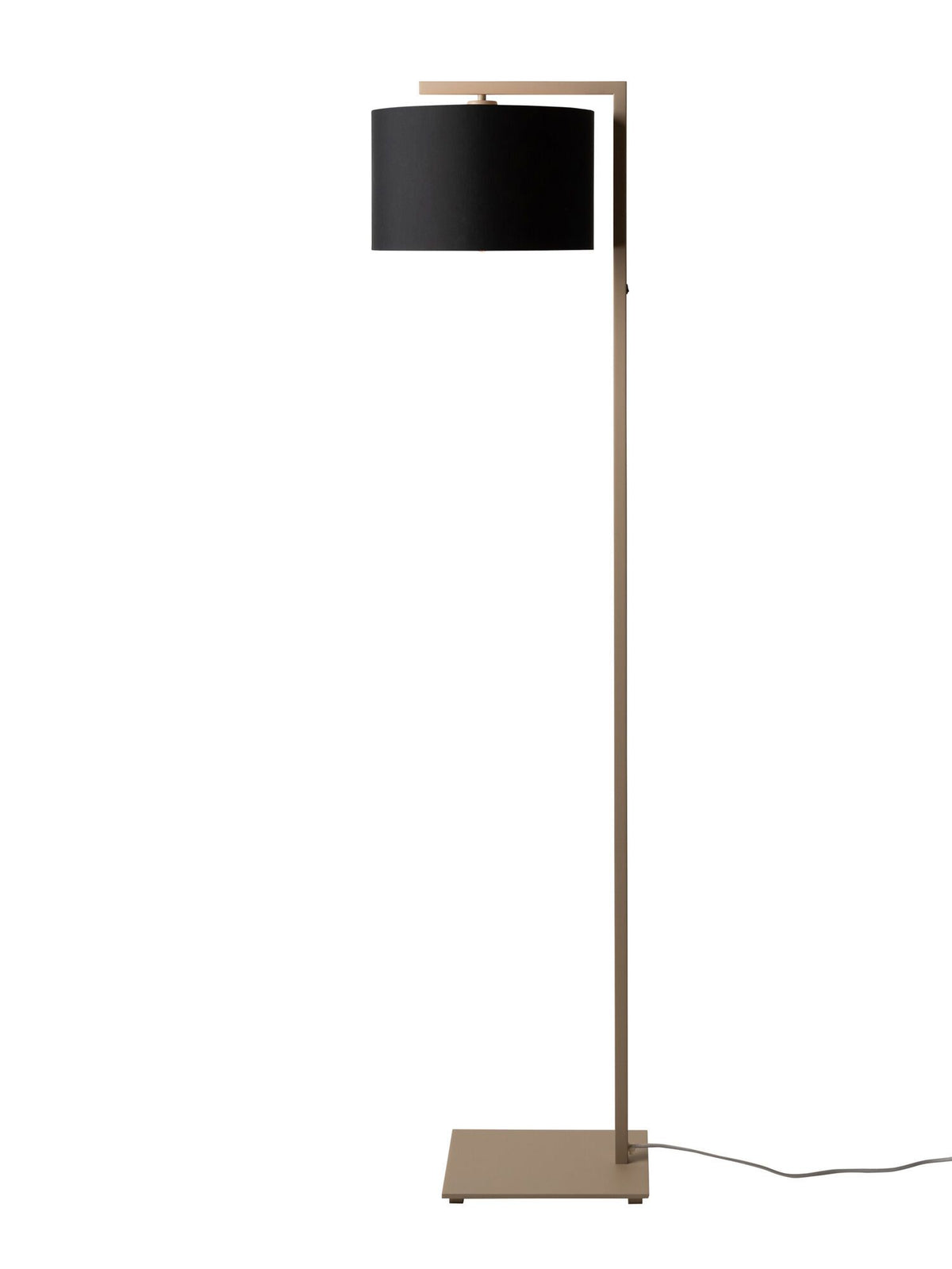 Vloerlamp Boston zand/kap 3220 zwart