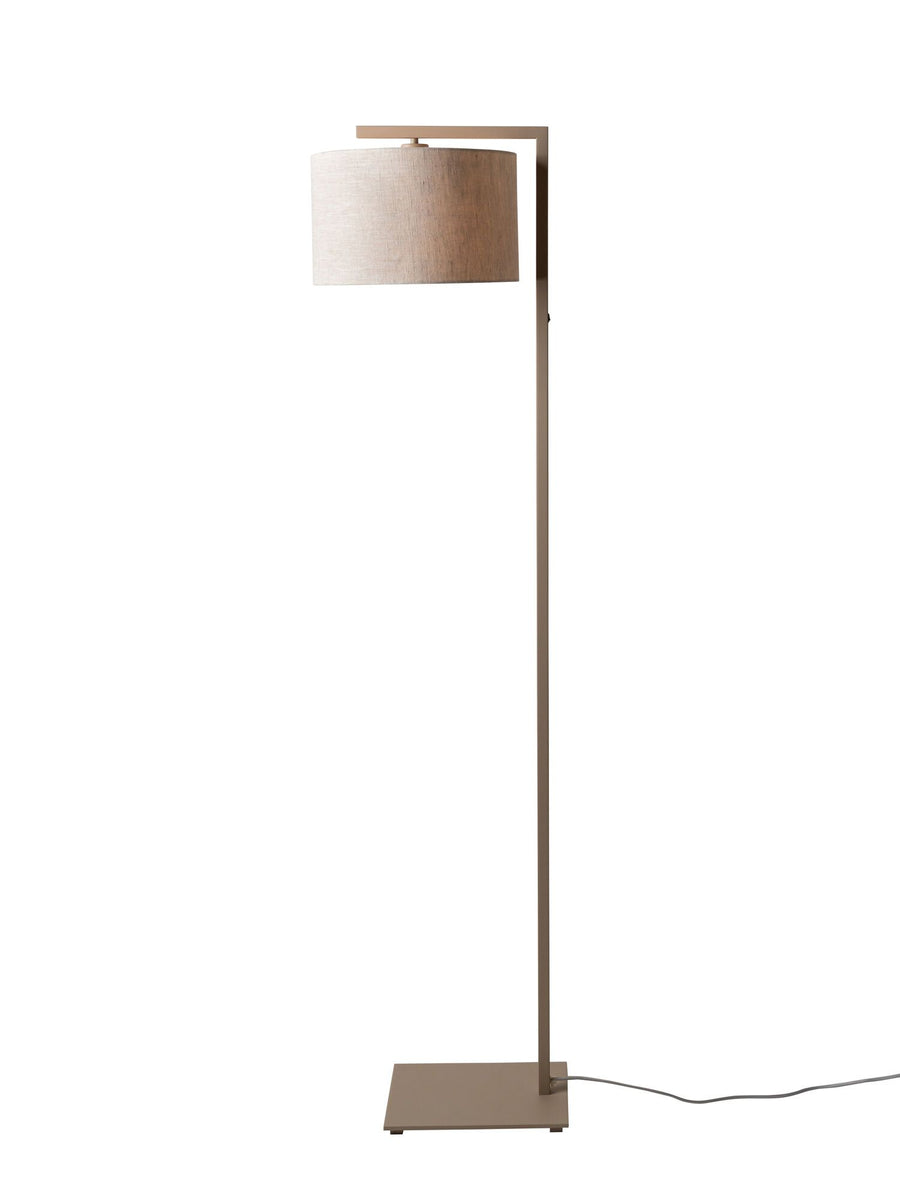 Vloerlamp Boston zand/kap 3220 linnen licht