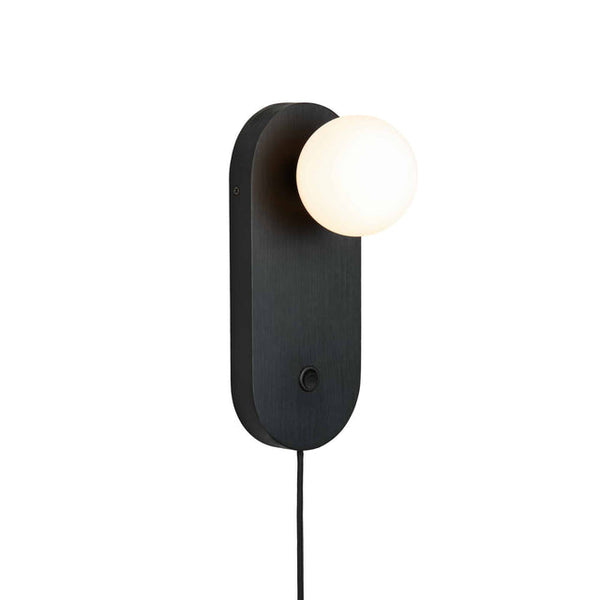 Wandlamp Java zwart bamboe