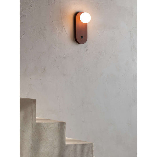 Wandlamp Java bruin bamboe