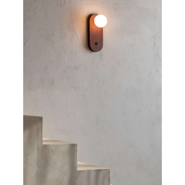 Wandlamp Java bruin bamboe